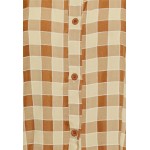 Kobiety DRESS | Missguided Tall GINGHAM SMOCK DRESS - Sukienka koszulowa - brown/beige/czarny - KV98698