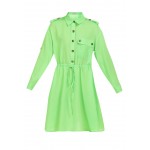 Kobiety DRESS | myMo Sukienka koszulowa - neon grün/zielony - ZN29311