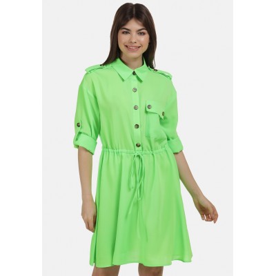 Kobiety DRESS | myMo Sukienka koszulowa - neon grün/zielony - ZN29311