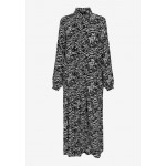 Kobiety DRESS | Next Sukienka koszulowa - black/white/czarny - TF52065