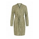 Kobiety DRESS | Object MIT BINDEGÜRTEL - Sukienka koszulowa - deep lichen green 1/zielony - EU55940