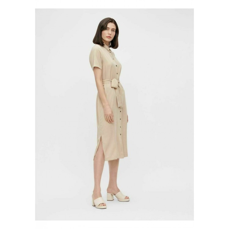 Kobiety DRESS | Object OBJTILDA ISABELLA - Sukienka koszulowa - humus/beżowy - QW97037