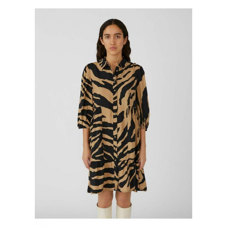 Kobiety DRESS | Object Sukienka koszulowa - cornstalk/beżowy - CB64316