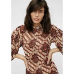 Kobiety DRESS | Object Sukienka koszulowa - gardenia/brązowy - HH36888