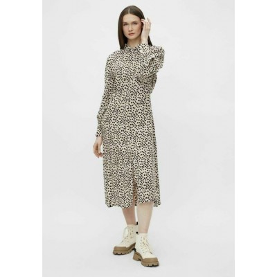 Kobiety DRESS | Object Sukienka koszulowa - sandshell/mleczny - PH29834