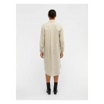 Kobiety DRESS | Object Sukienka koszulowa - sandshell/mleczny - XV31795