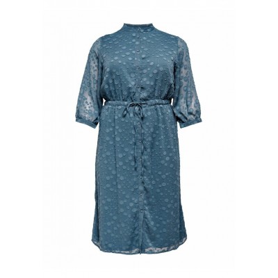 Kobiety DRESS | ONLY Carmakoma ONL BEDRUCKTES CURVY - Sukienka koszulowa - ensign blue/jasnoniebieski - DV94685