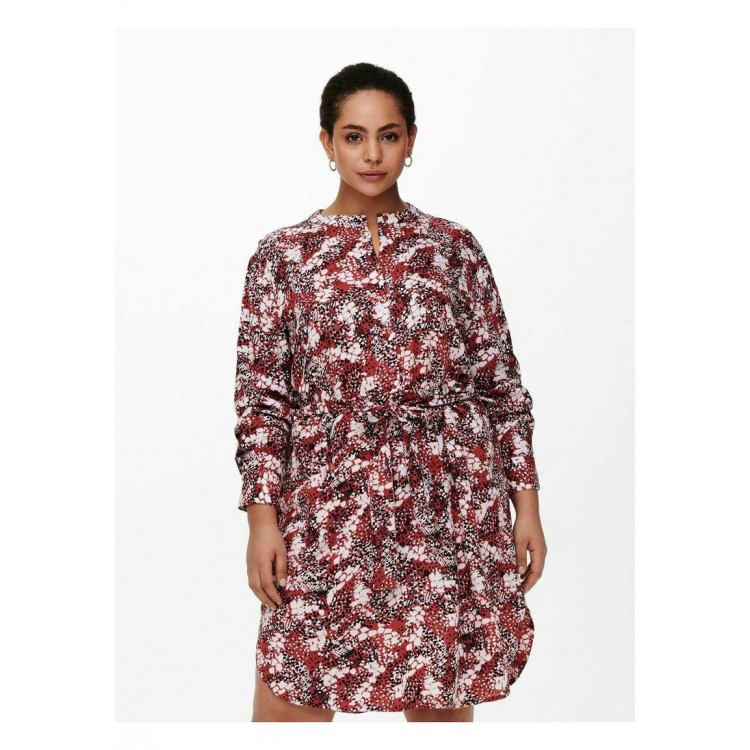 Kobiety DRESS | ONLY Carmakoma Sukienka koszulowa - arabian spice/czerwony - BG42787