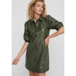 Kobiety DRESS | ONLY KLEID KUNSTLEDER - Sukienka koszulowa - sea turtle/oliwkowy - WU50310