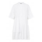 Kobiety DRESS | Pieces PCVIOLA - Sukienka koszulowa - bright white/mleczny - BY40775