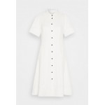 Kobiety DRESS | Proenza Schouler White Label SHORT SLEEVE SHIRT DRESS - Sukienka koszulowa - off white/mleczny - ZU94701
