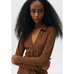 Kobiety DRESS | PULL&BEAR Sukienka koszulowa - brown/brązowy - FI85590