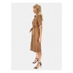 Kobiety DRESS | Rino&Pelle Sukienka koszulowa - brązowy - PM57954