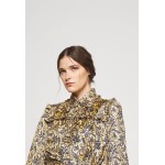 Kobiety DRESS | sandro Sukienka koszulowa - doré/bleu/złoty - XF76177