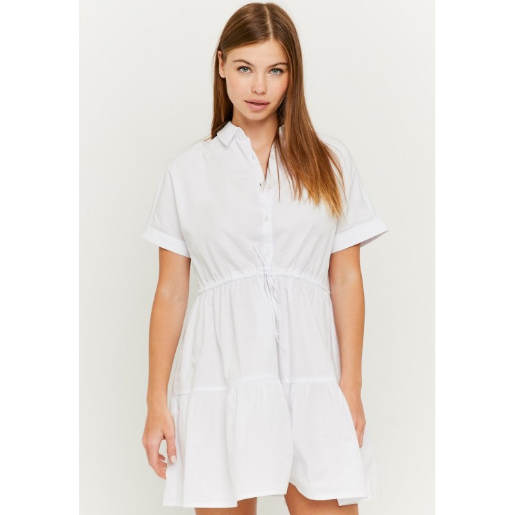 Kobiety DRESS | TALLY WEiJL Sukienka koszulowa - white/biały - SB47418