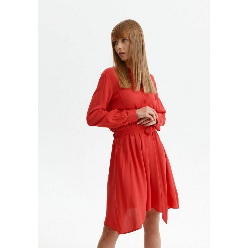 Kobiety DRESS | Top Secret REGULARNA - Sukienka koszulowa - czerwony - HM27130