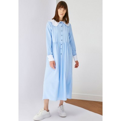 Kobiety DRESS | Trendyol Sukienka koszulowa - blue/niebieski - AT20722