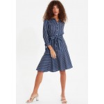 Kobiety DRESS | Trendyol Sukienka koszulowa - navy blue/granatowy - QS84718