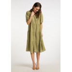 Kobiety DRESS | usha Sukienka koszulowa - green light green/zielony - VP95920