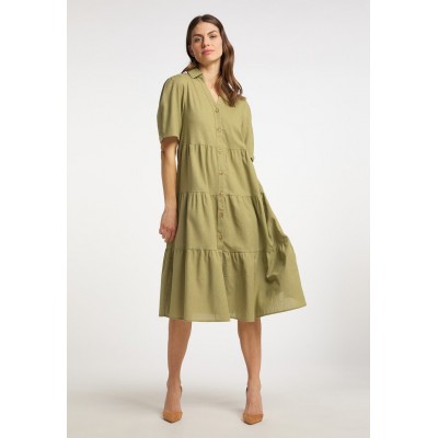 Kobiety DRESS | usha Sukienka koszulowa - green light green/zielony - VP95920