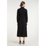 Kobiety DRESS | usha Sukienka koszulowa - schwarz/czarny - WC45544