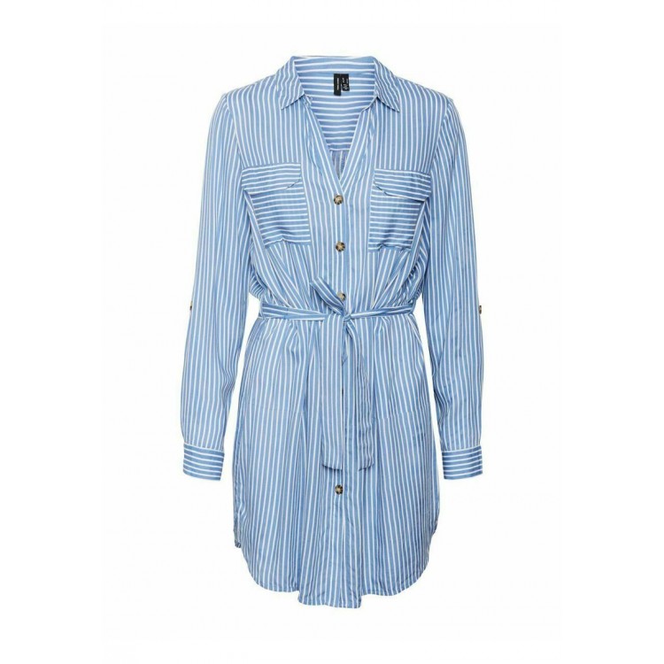 Kobiety DRESS | Vero Moda Curve Sukienka koszulowa - cashmere blue/granatowy - QL40516