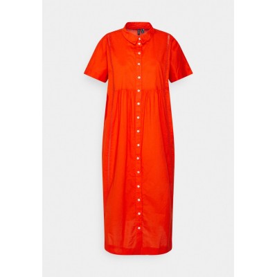 Kobiety DRESS | Vero Moda Petite VMJILLA DRESS - Sukienka koszulowa - spicy orange/czerwony - WP64923