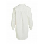 Kobiety DRESS | Vila Sukienka koszulowa - snow white/biały - WE37226