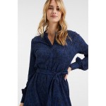 Kobiety DRESS | WE Fashion MET DESSIN - Sukienka koszulowa - indigo/raw denim - VT59203