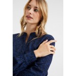 Kobiety DRESS | WE Fashion MET DESSIN - Sukienka koszulowa - indigo/raw denim - VT59203