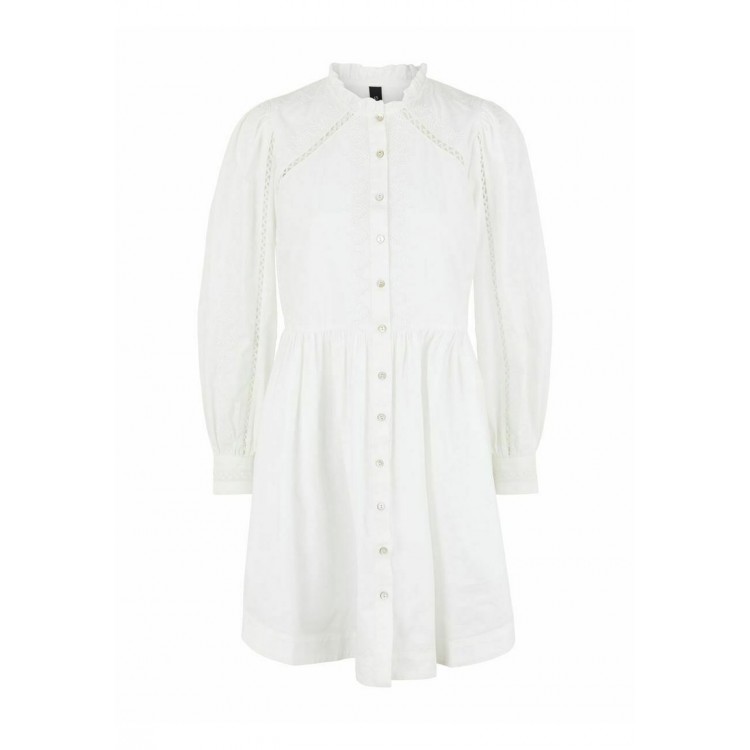 Kobiety DRESS | YAS YASKENORA DRESS - Sukienka koszulowa - star white/biały - JL27117