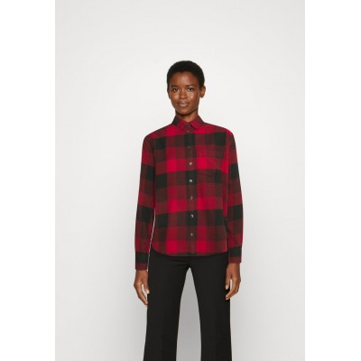 Kobiety SHIRT | Madewell SIDE PLACKET  - Sukienka koszulowa - scarlet/czerwony - GX02962