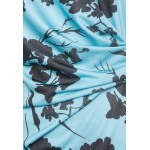 Kobiety DRESS | Anna Field Petite CAP DRAPPY BUCKLE - Sukienka letnia - blue/black/niebieski - YZ99135