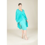 Kobiety DRESS | Bianca Brandi My Size WINONA - Sukienka letnia - acqua/turkusowy - CO75815