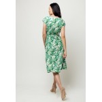 Kobiety DRESS | Bubala FLORA - Sukienka letnia - white green/biały - AM61516