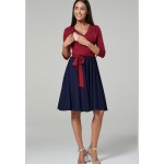 Kobiety DRESS | Chelsea Clark Sukienka letnia - bordowy granatowy/ciemnoczerwony - GZ42060