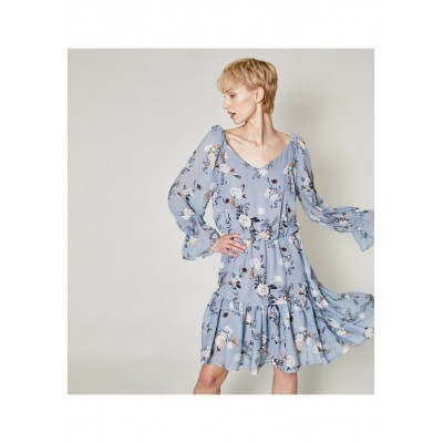 Kobiety DRESS | CLICK Sukienka letnia - blue/niebieski - AP90347