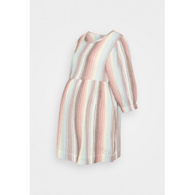 Kobiety DRESS | Cotton On Maternity MATERNITY CHEESE CLOTH SMOCK SLEEVED DRESS - Sukienka letnia - natural/multi-coloured/wielokolorowy - MB28287