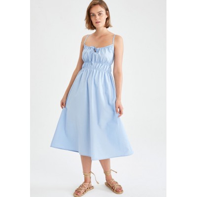 Kobiety DRESS | DeFacto REGULAR FIT    - Sukienka letnia - blue/niebieski - PU55580