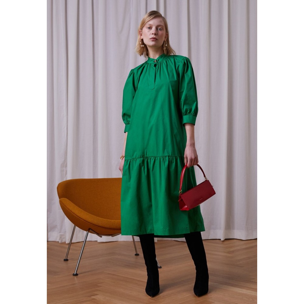 Kobiety DRESS | DESIGNERS REMIX CELIA MIDI DRESS - Sukienka letnia - palm tree/zielony - BQ02106