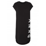 Kobiety DRESS | DKNY FOUNDATION LOGO DRESS - Sukienka letnia - black/czarny - NL24523