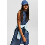 Kobiety DRESS | edc by Esprit Sukienka letnia - blue medium washed/niebieski - KR51192