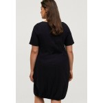Kobiety DRESS | Ellos Plus collection BRITT - Sukienka letnia - schwarz/czarny - XC29531