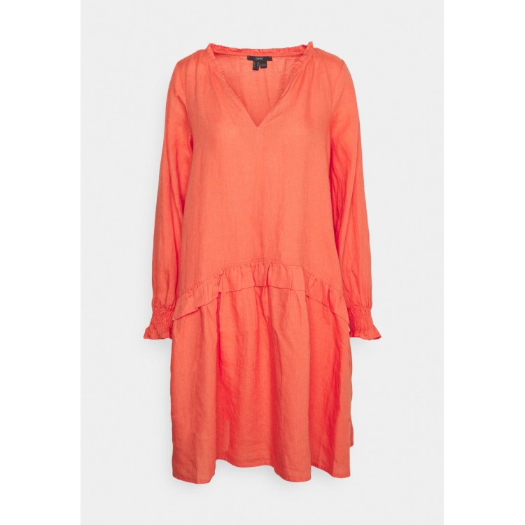 Kobiety DRESS | Esprit Collection Sukienka letnia - coral orange/koralowy - OP57244
