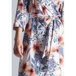 Kobiety DRESS | Figl Sukienka letnia - pattern 107/mleczny - TX80553