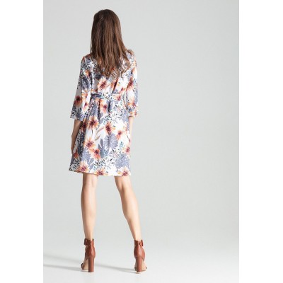Kobiety DRESS | Figl Sukienka letnia - pattern 107/mleczny - TX80553