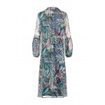 Kobiety DRESS | Gerry Weber MIT WICKELEFFEKT - Sukienka letnia - seaweed mint rose druck/niebieski - OD04187