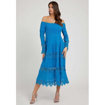 Kobiety DRESS | Guess 3 QTR SLV - Sukienka letnia - blau/niebieski - NT44689