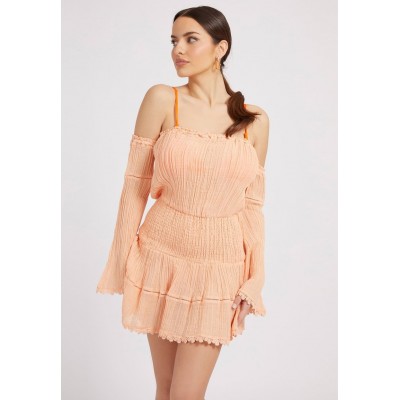 Kobiety DRESS | Guess Sukienka letnia - orange/pomarańczowy - MV78472