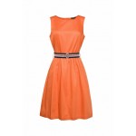 Kobiety DRESS | Hexeline Sukienka letnia - pomarańcz/pomarańczowy - FD86731